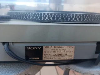 Tocadiscos Sony PS-11W Direct Drive