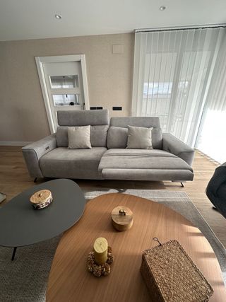 Sofá de 3 plazas gris