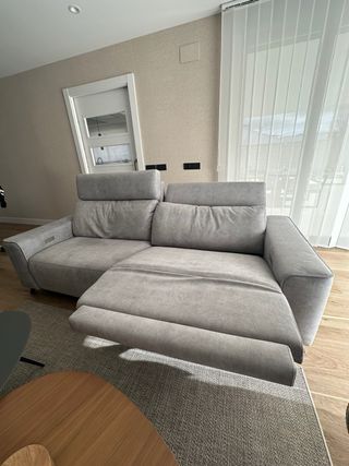 Sofá de 3 plazas gris