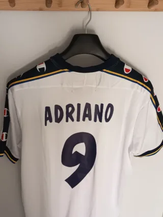 Camiseta Parma retro. Adriano 9. Talla XL