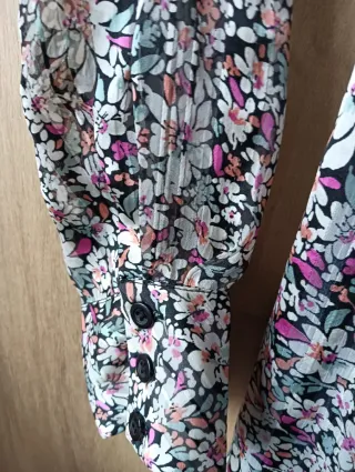 Vestido floral largo