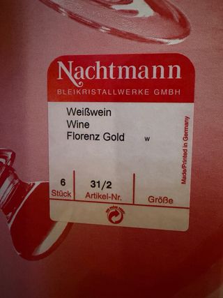 Conjunto Copas Nachtmann - Set de Cristalería