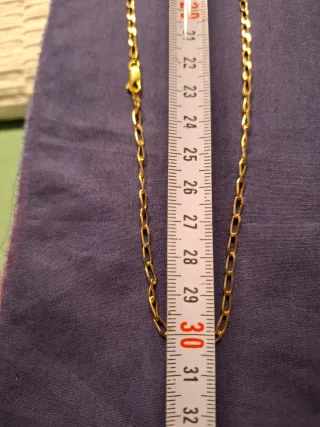 Cadena Oro 18kl Barbada Maciza 60cm