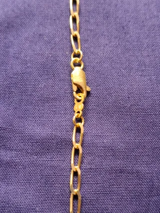 Cadena Oro 18kl Barbada Maciza 60cm