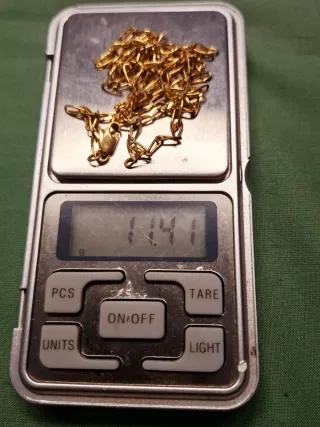 Cadena Oro 18kl Barbada Maciza 60cm