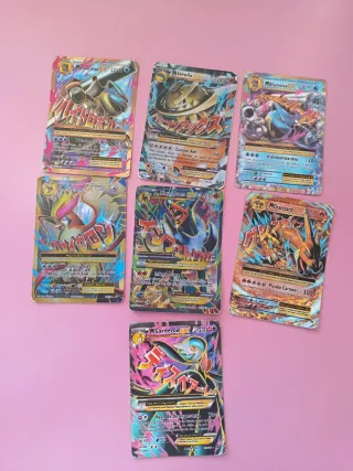 Lote Cartas Pokémon EX Mega Evolución