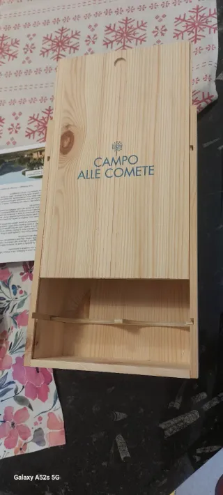 Cassetta legno vuota CAMPO ALLE COMETE