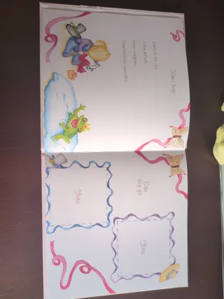 Álbum fotos bebé niña rosa