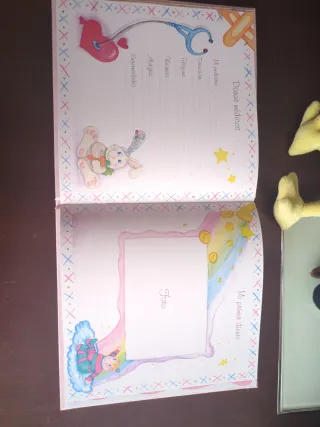 Álbum fotos bebé niña rosa