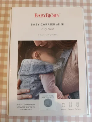Mochila Porta Bebé BabyBjörn Mini Airy Mesh