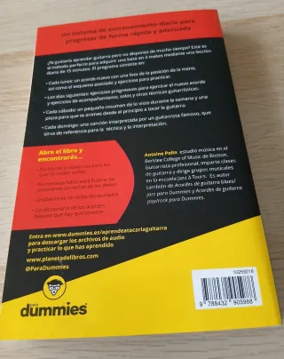 Libro Aprende a tocar la guitarra para Dummies