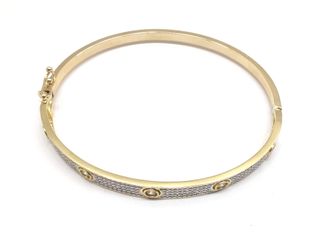 E51461-3 Pulsera Oro 18K Con Circonita
