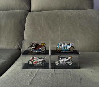 Colección 4 Motos Miniatura Escala Moto GP años 90