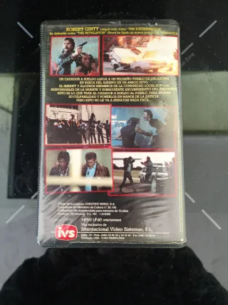 EL EXTERMINADOR 3 VHS CAJA GRANDE VÍDEOCLUB