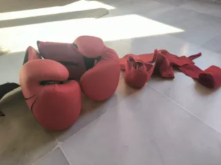 Guantes Boxeo FKT 180 Domyos 12oz