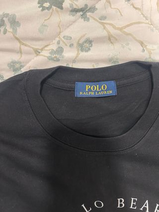 Camiseta Polo Ralph Lauren Oso L Negra