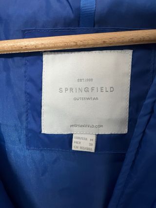 Anorak Springfield Azul con Capucha