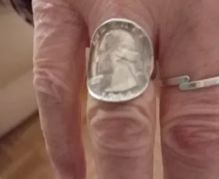 Anillo Plata Ajustable 17mm 3.1g