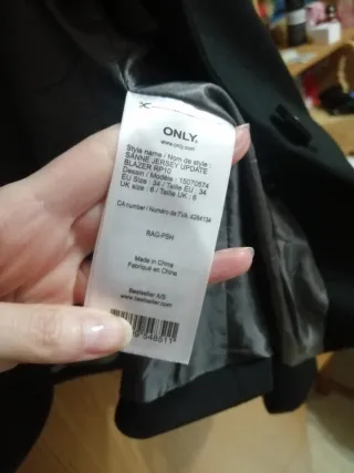 Blazer Only corto nero taglia 34