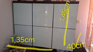 Mueble salón (sin TV) wengue moderno modular