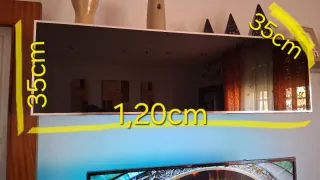 Mueble salón (sin TV) wengue moderno modular