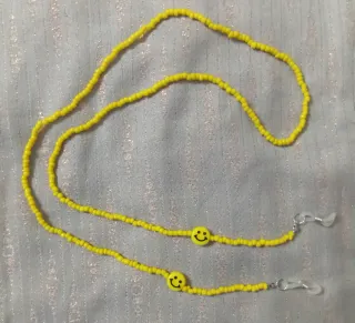 Catenella occhiali Smile gialla