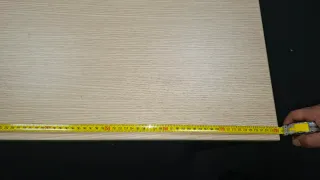 Mesa de oficina madera y metal