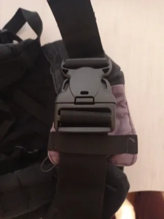 Mochila Porteo Manduca Negra y Gris