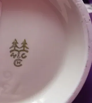 Lattiera Art Deco H & C Cecoslovacchia '30