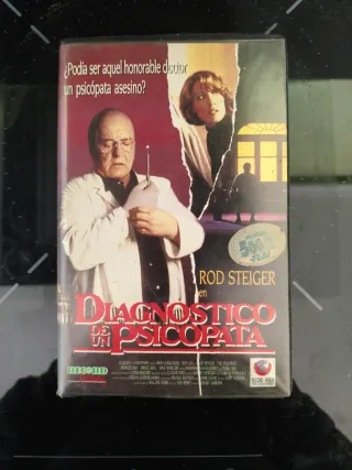 DIAGNÓSTICO DE UN PSICÓPATA VHS CAJA GRANDE
