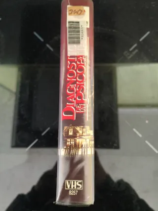 DIAGNÓSTICO DE UN PSICÓPATA VHS CAJA GRANDE