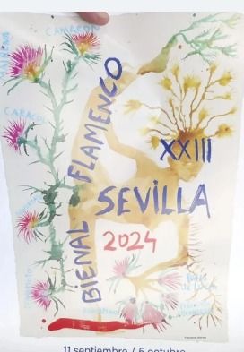 Cartel Flamenco Miquel Barceló Sevilla 2024