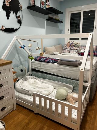 Cama Infantil Blanca ML-Design 70x140