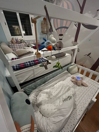 Cama Infantil Blanca ML-Design 70x140