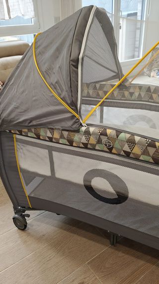 Cuna de viaje con colchón