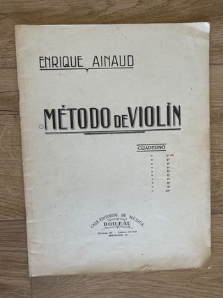 Libros de violin de Conservatorio