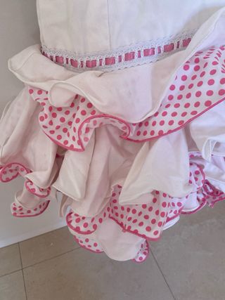Vestido Flamenca Niña talla 5/6