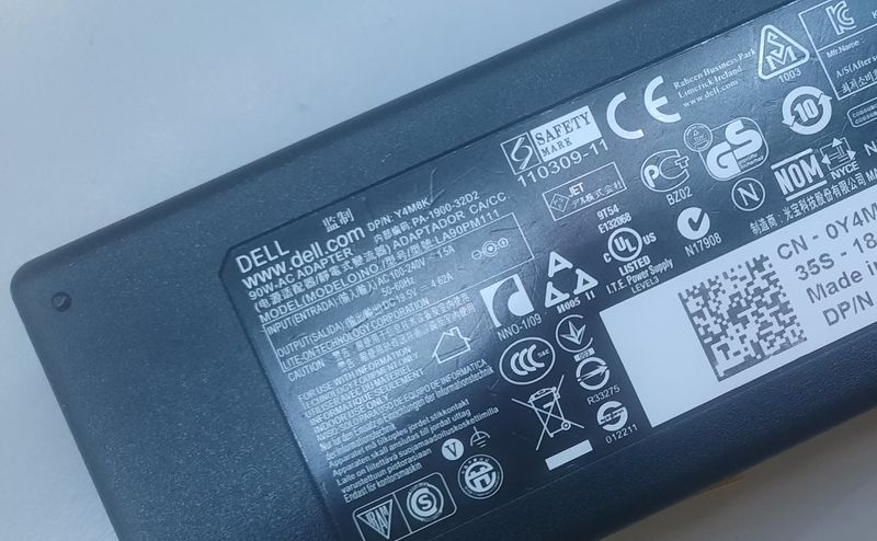 Cargador Adaptador Dell 90W Original afbeelding 6
