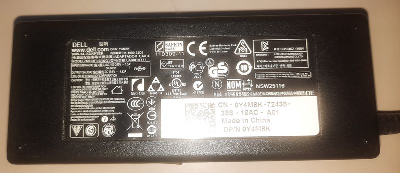 Cargador Adaptador Dell 90W Original afbeelding 4