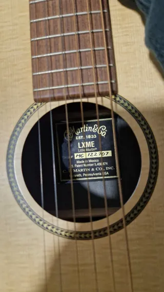 Guitarra Martin LX zurdos