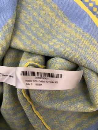 Jersey Uterqüe azul y amarillo