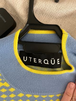 Jersey Uterqüe azul y amarillo