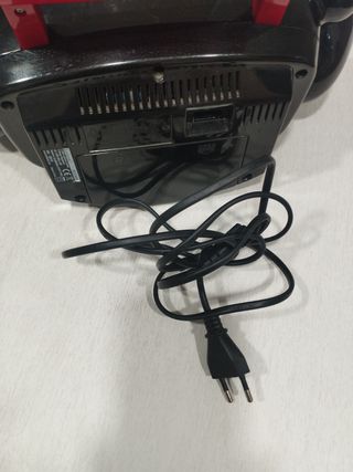 Radio CD Ferrari Volante Negro Rojo