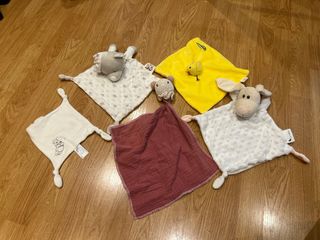 Lote de 5 Doudous para bebé