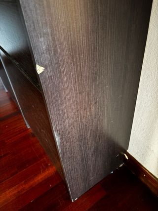 Zapatero triple madera oscuro