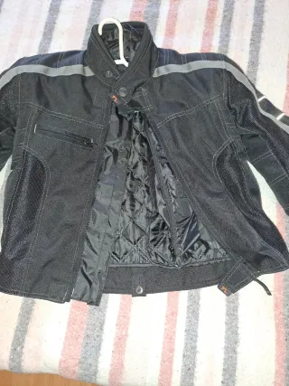 Chaqueta moto niño con protecciones