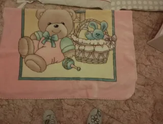 Manta infantil oso