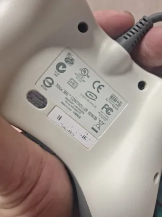 Mando Xbox 360 Blanco con Cable