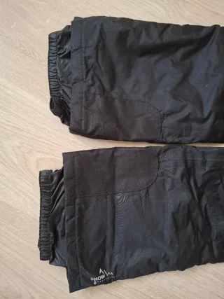 Pantalones de esquí niño negros talla 11-12