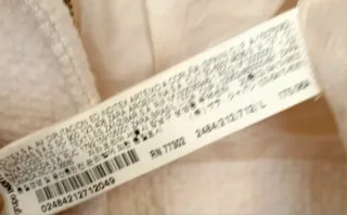 Chaqueta ZARA Tweed Crema Cremalleras Doradas